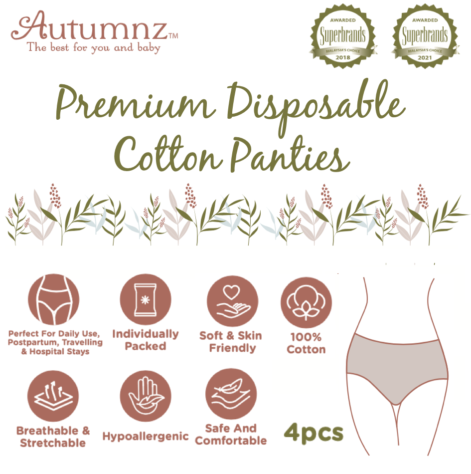 autumnz maternity pregnancy disposable cotton panties 生产妈妈月子内裤